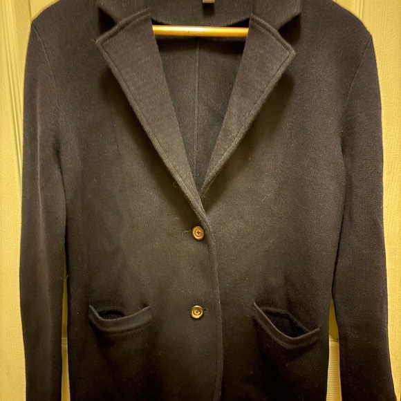 J. Crew Jackets & Blazers - J. Crew Classic Navy Merino Wool Women's Blazer Sz XS
